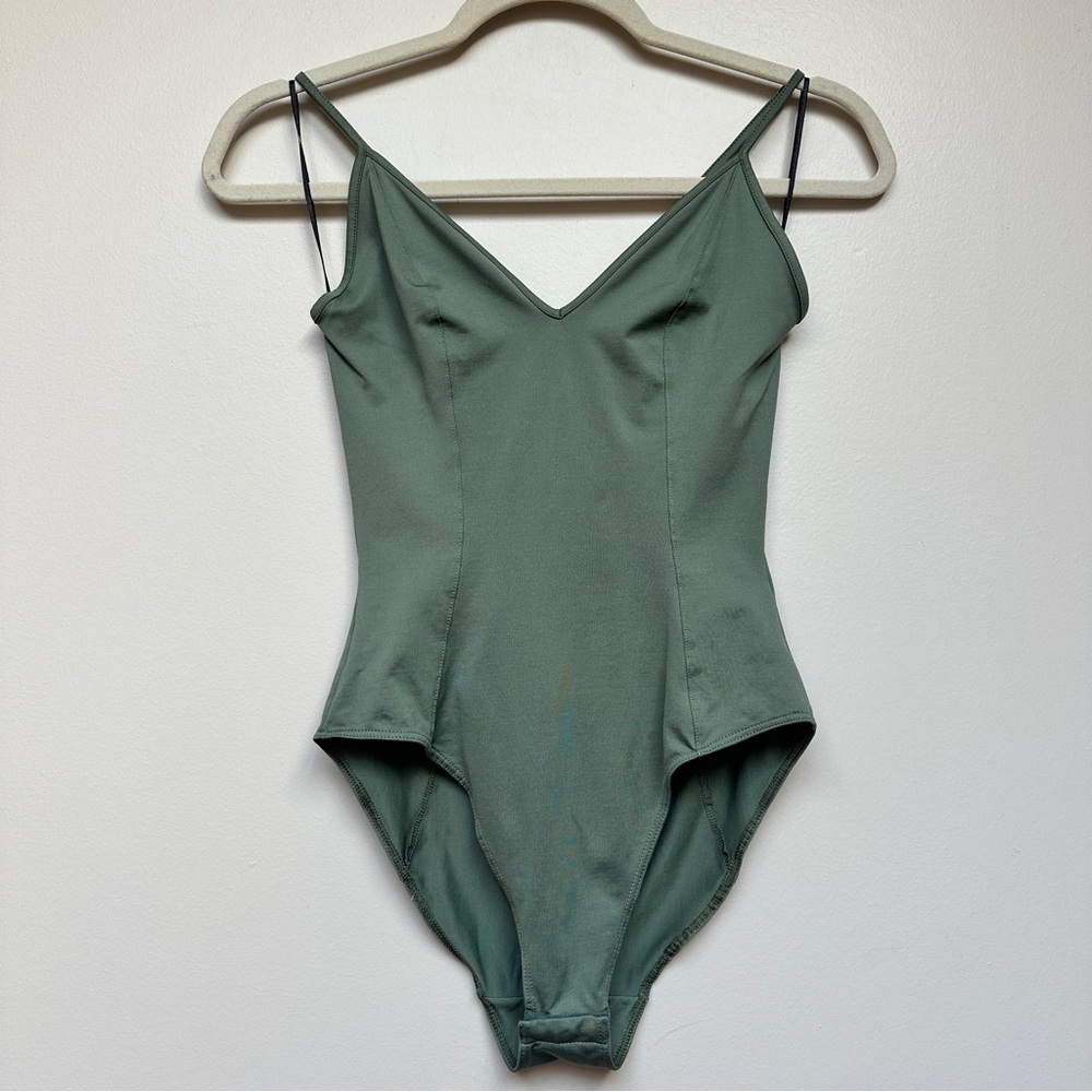 H&M Women's Green Bodysuit - Size 10